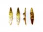 Curved Two Strand Spacer - Antique Gold